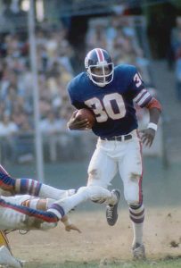 Picture of Ron Johnson, Giants Running Back early 1970s.