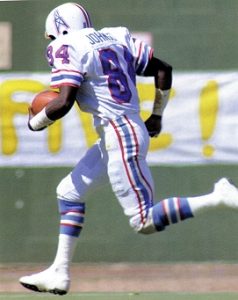 Oilers Kick Reurner Billy White Shoes Johnson